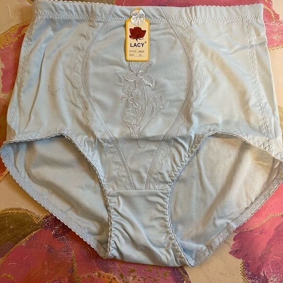 Lacy assorted embroidery design print Underwear L - Picture 5 of 16